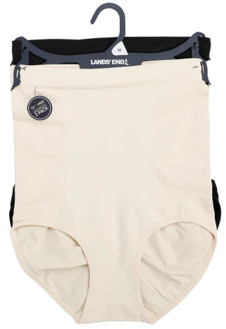 Thumbnail 1: Lands' End Women's 2 Pk High Waist Shaping Brief Panties  