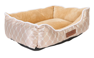 Thumbnail 1: Nautica 20x16 Lattice Print Plush Pet Bed 