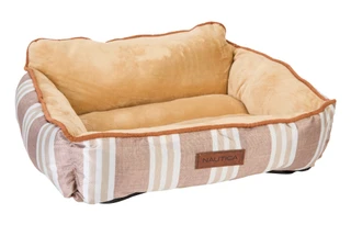Thumbnail 1: Nautica 20x16 Stripe Border Plush Pet Bed 