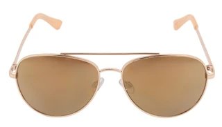 Thumbnail 2: OSCAR DE LA RENTA Women's Wire Frame Aviator Sunglasses 