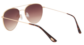 Thumbnail 2: OSCAR DE LA RENTA Women's Wire Frame Aviator Sunglasses 
