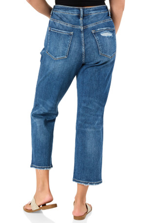 Thumbnail 2: Lovervet Juniors Distressed Straight Leg Jeans 