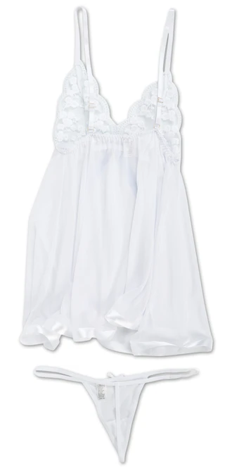 Thumbnail 2: Spree Women's 2 Pc Babydoll Cami & Panty Set  