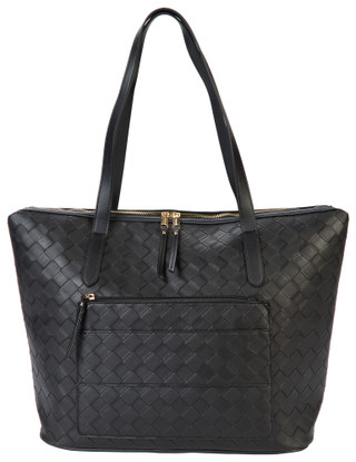 Thumbnail 3: Ellen Tracy Woven Workbook Tote 