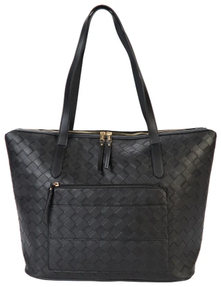 Thumbnail 2: Ellen Tracy Woven Workbook Tote 