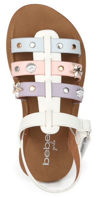 Thumbnail 4: Bebe Girls Charm Sandals 