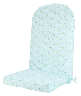 Thumbnail 1: LILLIAN AUGUST Watercolor Shells Outdoor Adirondack Chair Pads 