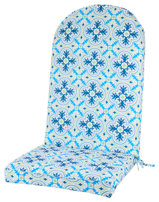 Thumbnail 1: LILLIAN AUGUST Tile Outdoor Adirondack Chair Pad 