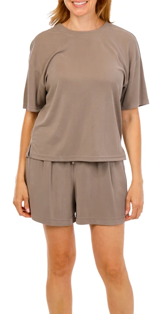 Thumbnail 3: RBX Women's Short Sleeve Crewneck Oversized Top 