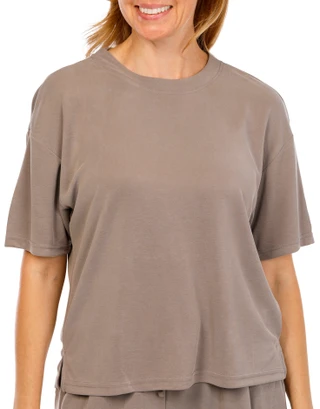 Thumbnail 1: RBX Women's Short Sleeve Crewneck Oversized Top 