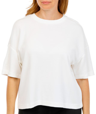 Thumbnail 1: RBX Women's Athleisure Oversized Short Sleeve Top 