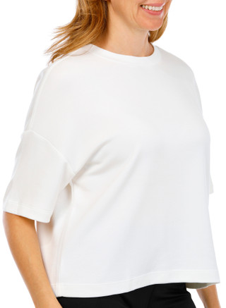 Thumbnail 4: RBX Women's Athleisure Oversized Short Sleeve Top 