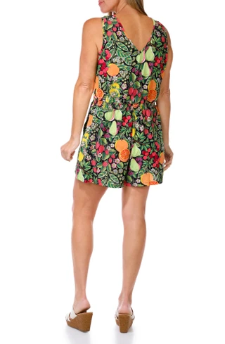 Thumbnail 2: Nina Leonard Women's Smocked Waist Romper 