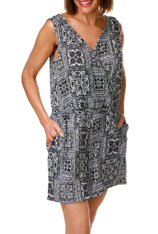 Thumbnail 5: Nina Leonard Women's Smocked Waist Romper 