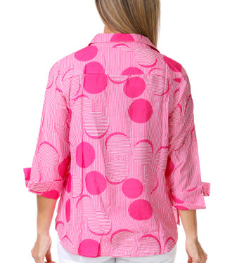 Thumbnail 2: Erin London Petite Button Front Top 