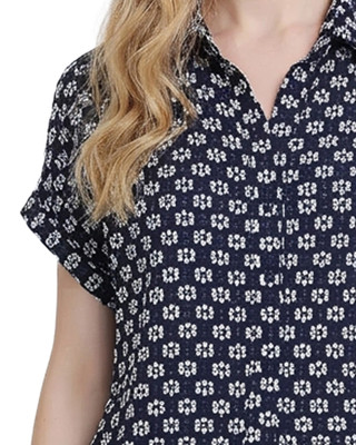 Thumbnail 2: Ny Collection Women's Lace Short Sleeve Top 
