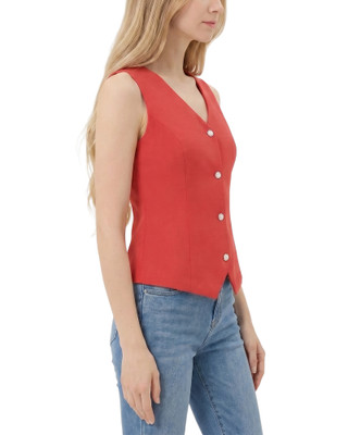 Thumbnail 2: Ny Collection Women's Sleeveless V Neck Vest 