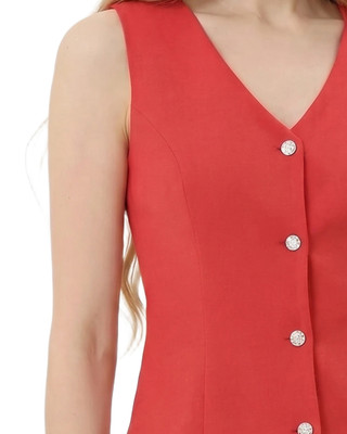 Thumbnail 3: Ny Collection Women's Sleeveless V Neck Vest 
