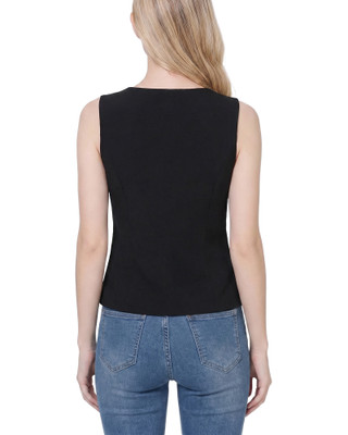 Thumbnail 4: Ny Collection Women's Sleeveless V Neck Vest 