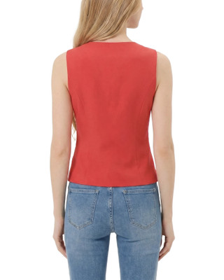 Thumbnail 4: Ny Collection Women's Sleeveless V Neck Vest 