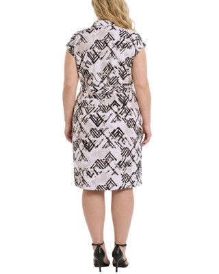 Thumbnail 4: Ny Collection Plus Button Down Shirtdress 