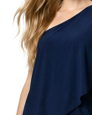 Thumbnail 3: Ny Collection Women's Knit Cape Top Jumpsuit 