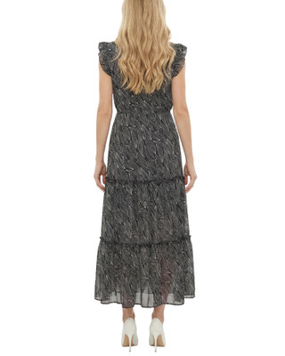 Thumbnail 2: Ny Collection Petite Floral Tiered Midi Dress 