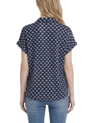 Thumbnail 3: Ny Collection Petite Lace Short Sleeve Top 