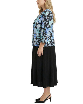 Thumbnail 4: Ny Collection Plus Jacket & Dress Set 