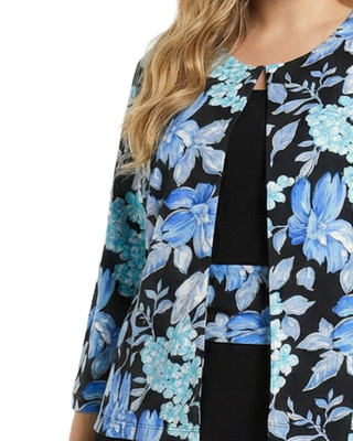 Thumbnail 6: Ny Collection Plus Jacket & Dress Set 