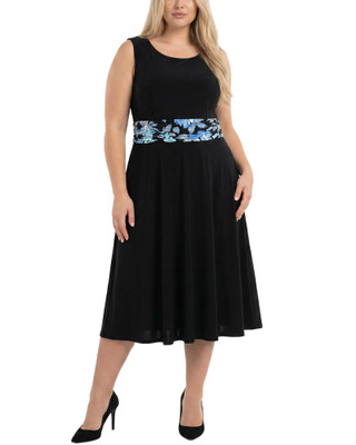 Thumbnail 7: Ny Collection Plus Jacket & Dress Set 