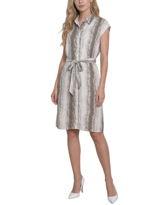 Thumbnail 1: Ny Collection Women's Button Down Shirtdress 