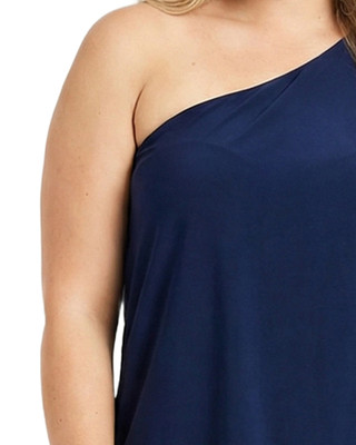 Thumbnail 2: Ny Collection Plus Knit Cape Top Jumpsuit 