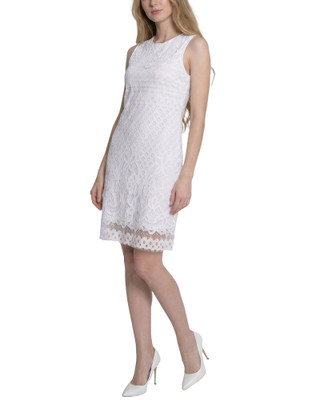 Thumbnail 1: Ny Collection Women's Lace Sleeveless Sheath Dress 