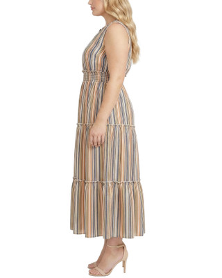 Thumbnail 3: Ny Collection Plus Crinkled Maxi Dress 