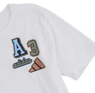 Thumbnail 3: Adidas Big Boys 2 Pc Chest Logo Tee Stripe Short Set 
