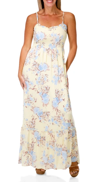 Thumbnail 2: OLIVE & OAK Women's 2Fer Cardigan & Maxi Dress 