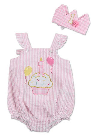 Thumbnail 2: Baby Starters Baby Girls 2 Pc Sunsuit Set 