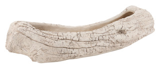 Thumbnail 1: Three Hands Co. 31 in Cement Log Planter 