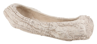 Thumbnail 2: Three Hands Co. 31 in Cement Log Planter 