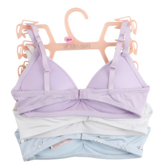 Thumbnail 2: Paris Hilton Girls 3 Pk Padded Enhanced Support Bras 