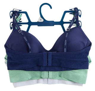 Thumbnail 2: Aeropostale Women's 3 Pk Wire Free Push-Up Bras 