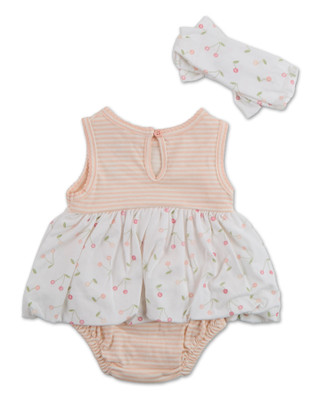 Thumbnail 2: Chick Pea Baby Girls 2 Pc Dress Set 
