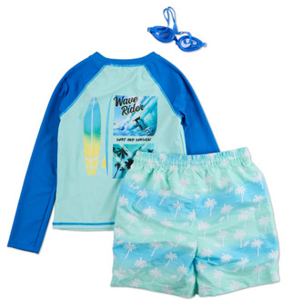Thumbnail 2: Stitch & Stone Boys 3 Pc Swim Shorts Set 