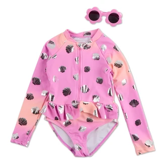 Thumbnail 1: BMAGICAL Little Girls One Piece Rashguard Swimsuit 