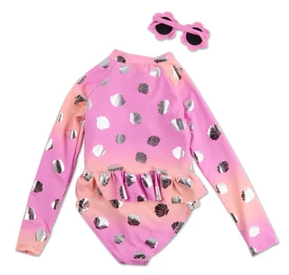 Thumbnail 2: BMAGICAL Little Girls One Piece Rashguard Swimsuit 