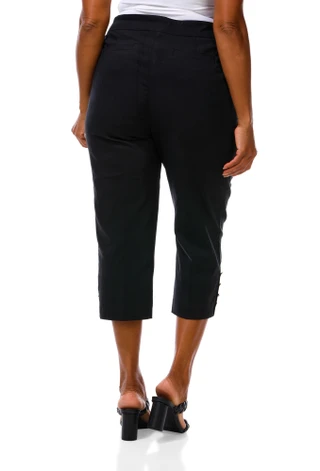 Thumbnail 4: Zac & Rachel Women's Plus Pull On Capris  