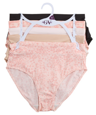 Thumbnail 1: Gloria Vanderbuilt Women's 5 Pk Hi-Cut Panties  