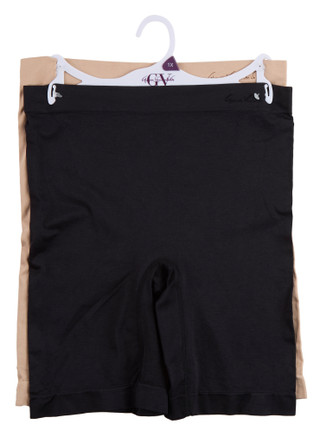 Thumbnail 1: Gloria Vanderbuilt Women's Plus 2 Pk Shapewear Shorts  