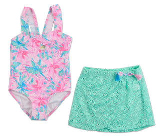 Thumbnail 1: BMAGICAL Girls 3 Pc Swimsuit Set 
